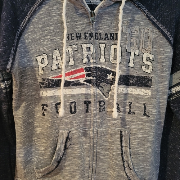 Majestic Ladies Patriots Zip Hoodie - Picture 5 of 5